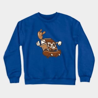 Chocolate Milk Shred Crewneck Sweatshirt